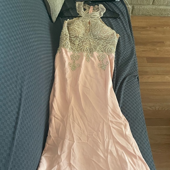 Pink and gold prom dress - Picture 4 of 4